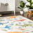 Eamon Graphic Machine Washable Area Rug for Living Room Bedroom Dining Room Nursery Kitchen-633439215