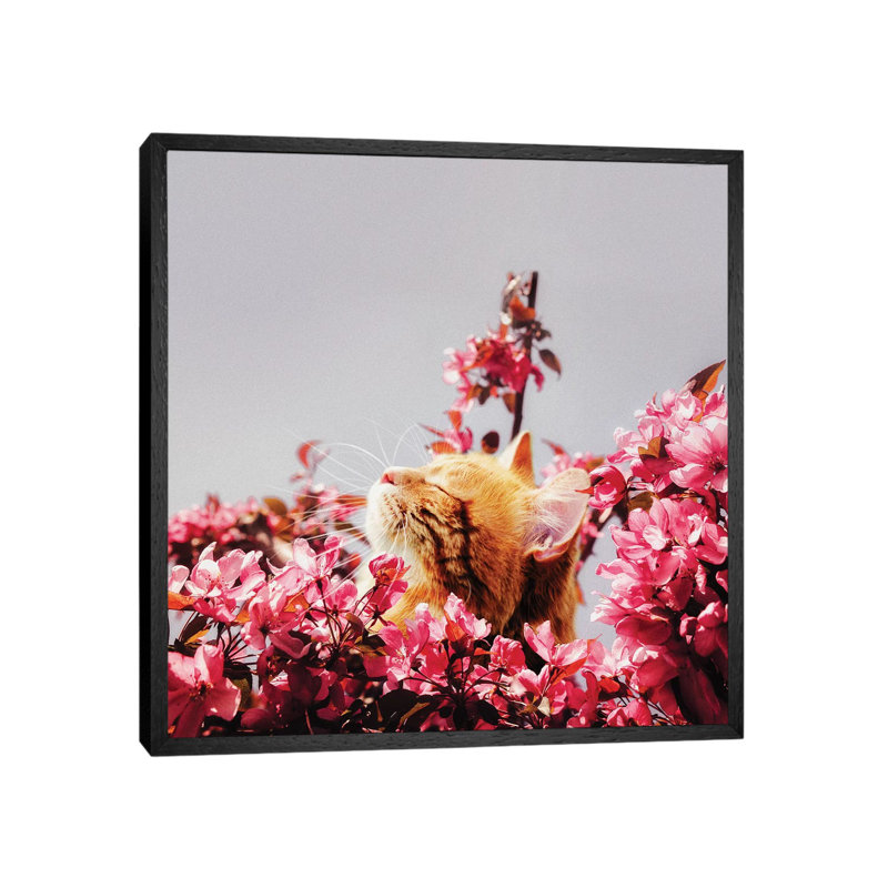 I Thought About You So Much Today 1 Piece Wall Art on Canvas, 66.04cm H x 66.04cm W x 3.81cm D, Black Framed
