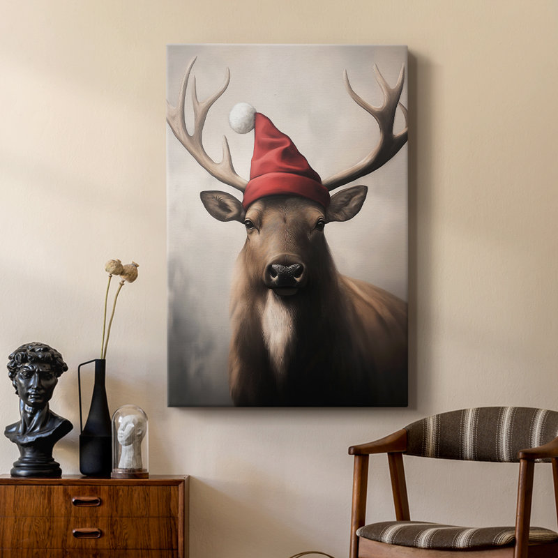 Art des Fêtes de Noël -Série 2-CCDXVI -Galerie tendue sur mesure Cavas
