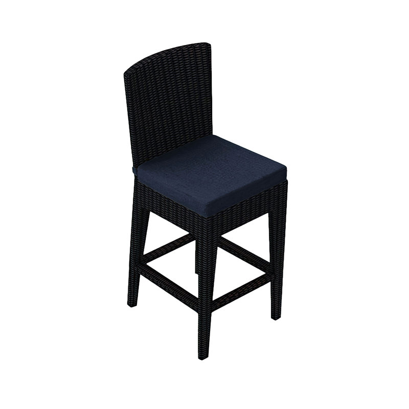 Tabouret de bar Kaneb, Spectre indigo Sunbrella®, H 25 po
