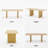 Maitilde Rectangular 30"H Wood Dining Table-1097910473-1122648609