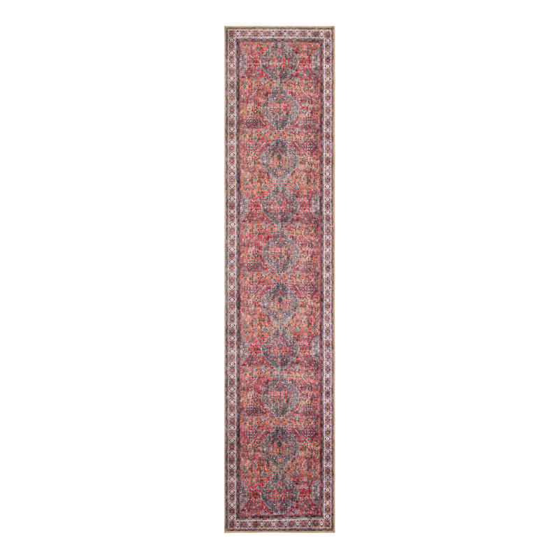 Bungalow Rose Sarah Timeless Rug, Tapis de couloir 2 pi 7 po x 12 pi