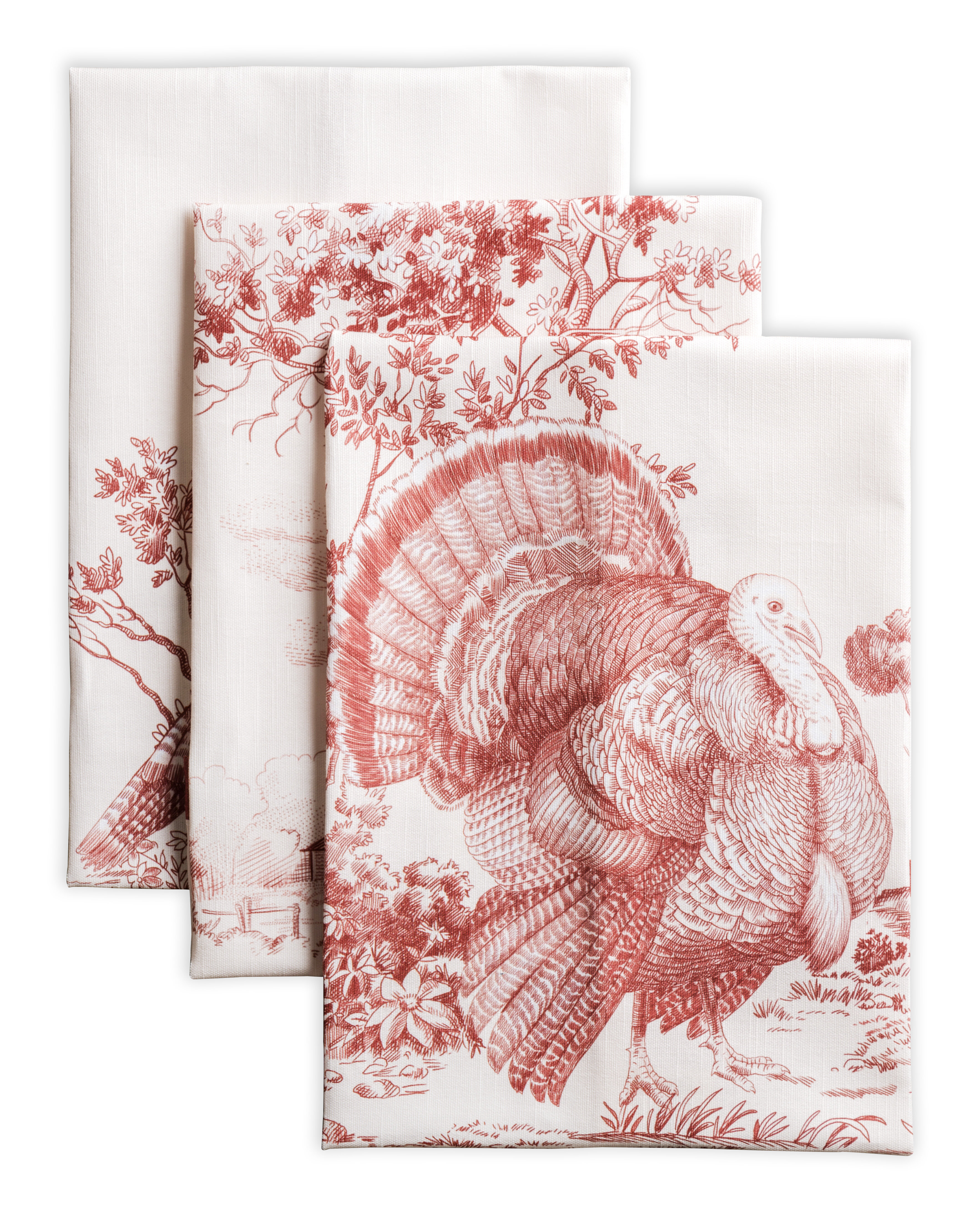 Maison D' Hermine Holy Jouy Floral 100% Cotton Potholder Set