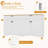 Versatile Wood Grain Sideboard with Adjustable Shelves-102458445