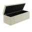 Safar Large Ottoman Storage Box with Plain Lid - Naples Upholstered Blanket Box - Multi- Functional Storage Box-116778419-116983462
