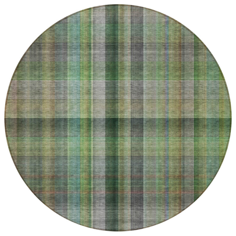 Tapis d'intérieur rond rond 8 po