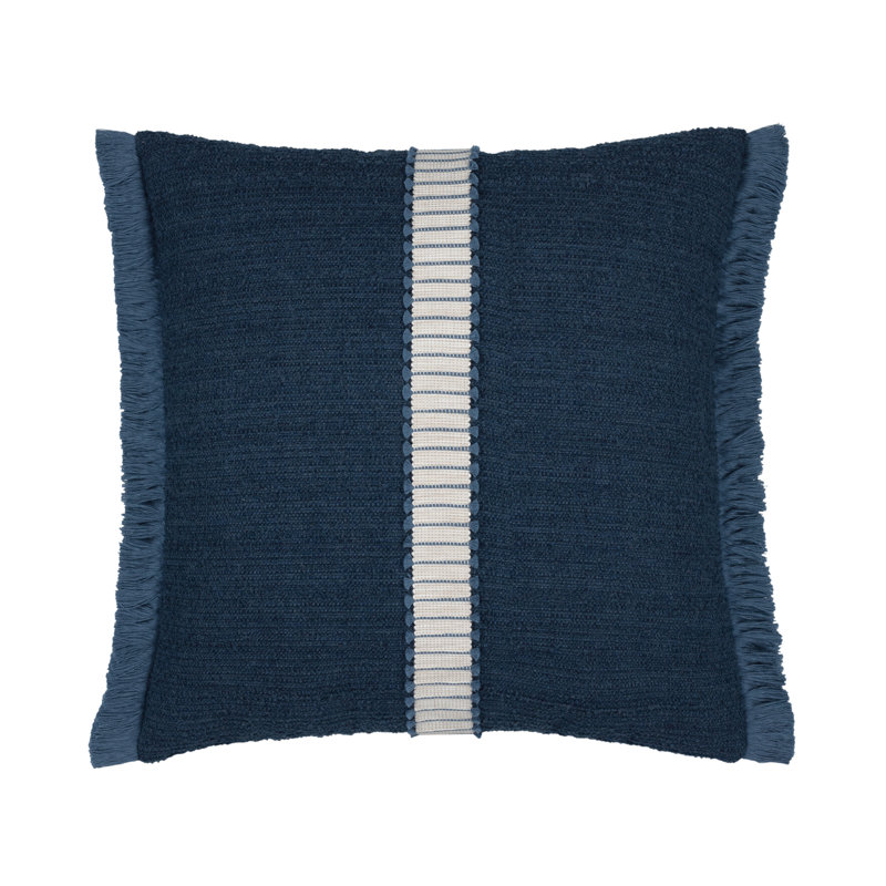 Deluxe Indigo Indoor/Outdoor Pillow Cover & Insert, 20" x 20", Square