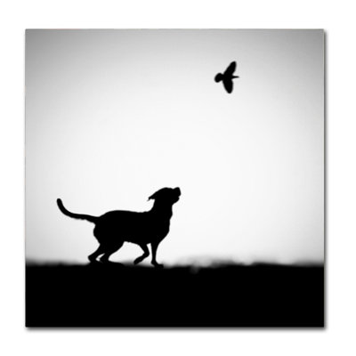 Wrapped Canvas Wall Art - Hengki Lee 'The Clue' Wall Art for Living Room, Bedroom, or Office Décor - 14x14