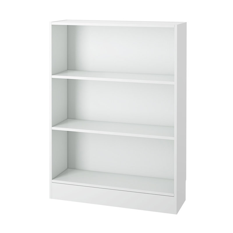 Leo Minor 203cm H x 41cm W Standard Bookcase, 107.2cm H x 79cm W x 26.7cm D, White