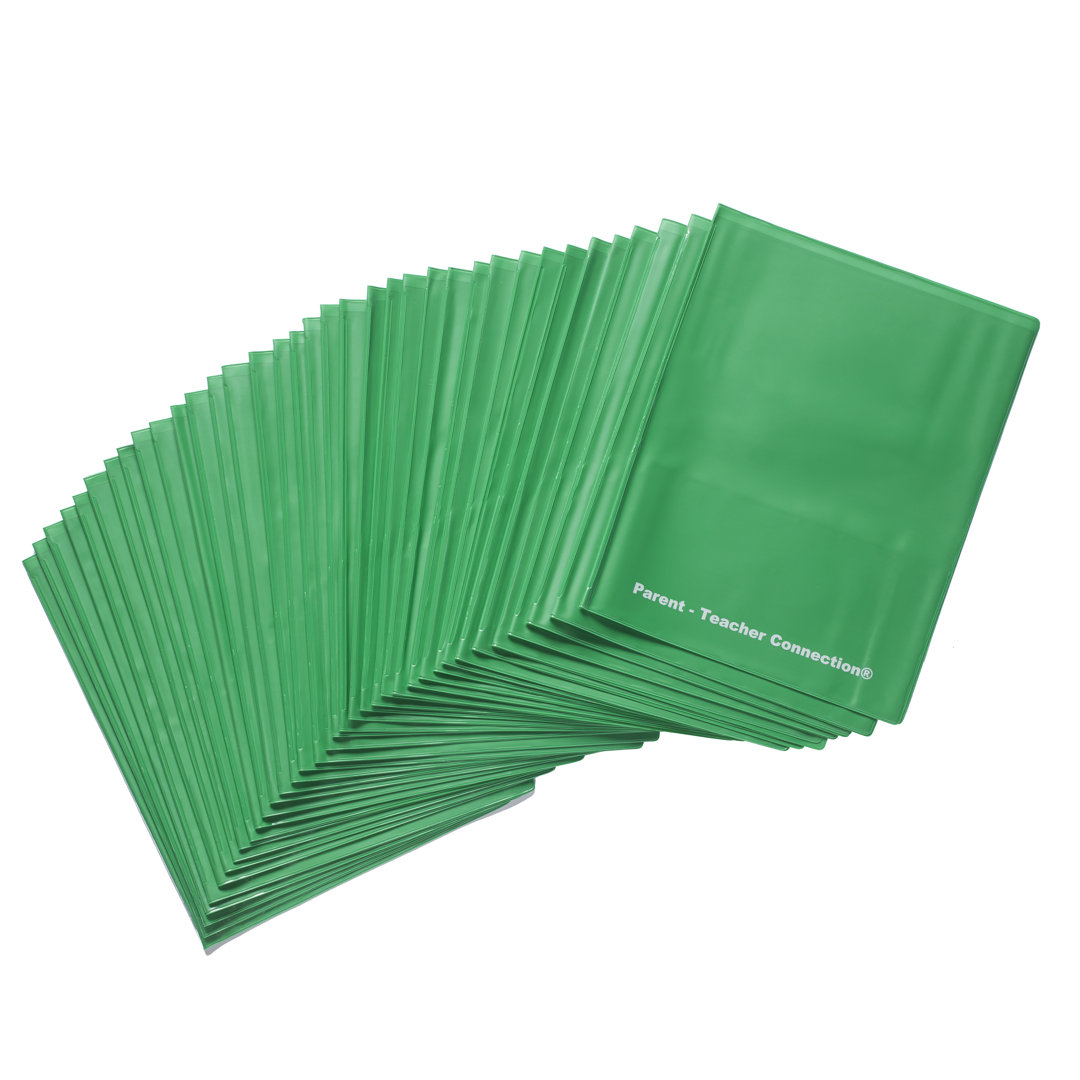ECR4Kids 2-Pocket Parent-Teacher Classroom Communication Folder, School Supplies, 36-Piece (Set of 36) ECR4Kids 