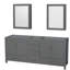Sheffield 79" Double Bathroom Vanity Base Only-40171984