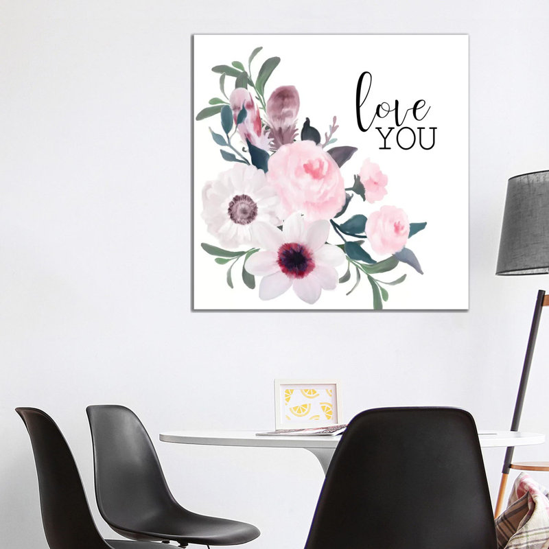 Love You by Kimberly Allen - Wrapped Canvas Print, 93.98 cm H x 93.98 cm W