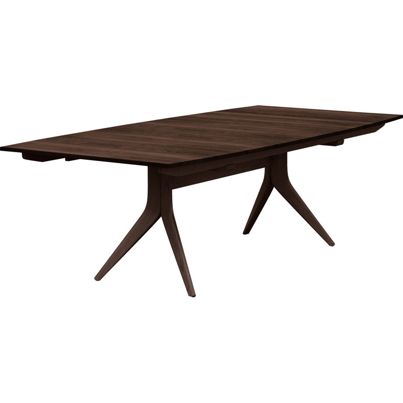 Catalina Trestle Extensions Table, Smoke Cherry, 30" H x 60" L x 40" W