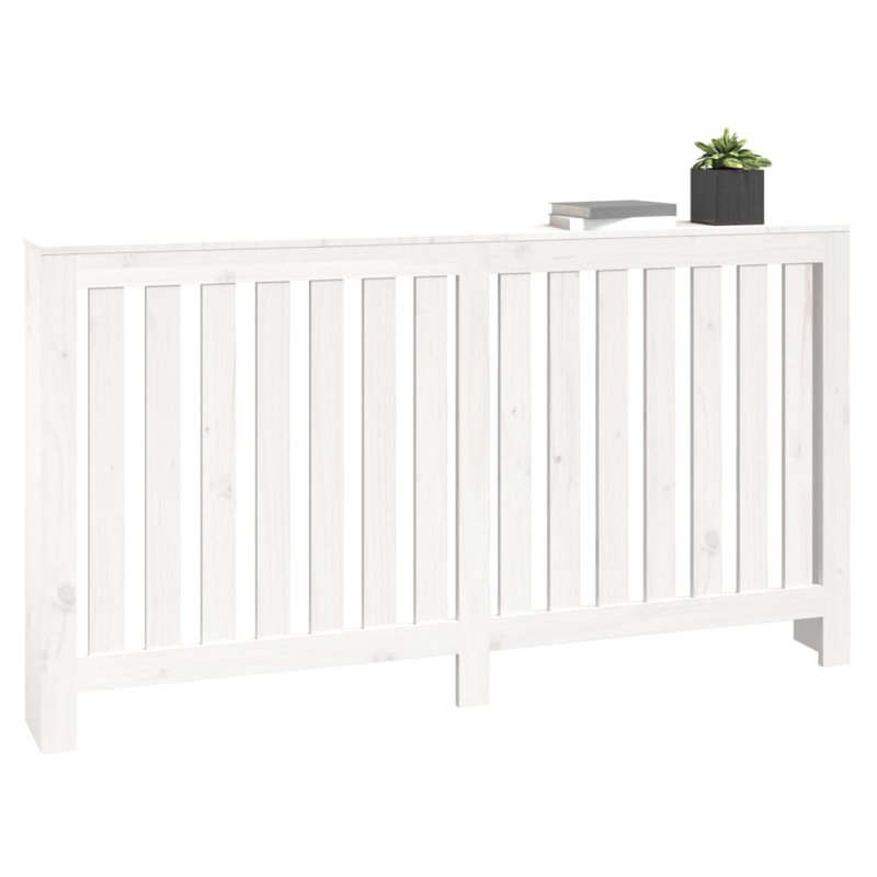 Kylieanne Large Radiator Cover, White, 84cm H x 169cm W x 19cm D