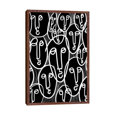 Faces 1 Piece Wall Art on Canvas