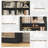 Huckins Standard Bookcase with Adjustable Shelves, 71.2" H x 63.4" W Modern Wood Storage Shelf-112500247