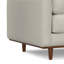Chaise rembourrée en tissu performance Mid-Century avec coussins traversins Morrison-121834036