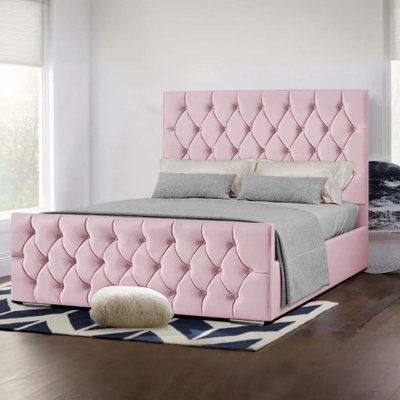 Upholstered Velvet Bed