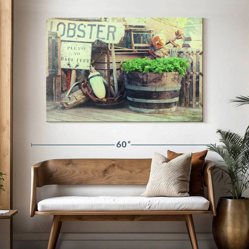 Ravi Lobstering, 34" H x 51" W