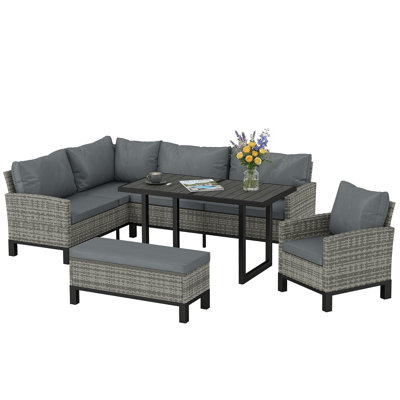 Rattan Sofa Set