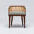Palms 19'' H Upholstered Mahogany Armchair-90795057-91437438
