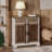 Rustic Farmhouse Storage Buffet Cabinet With Drawer