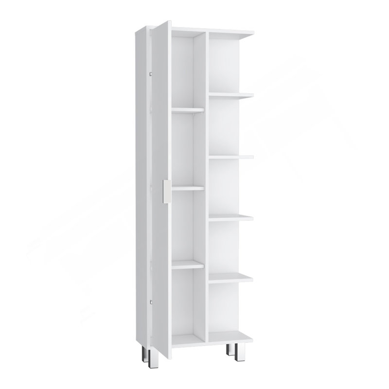 Armoire à linge Sandy, Bathromm, blanc, Blanc cassé