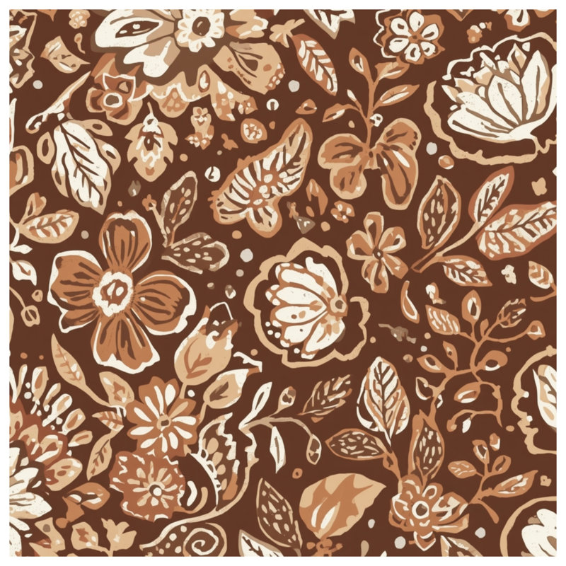 Floral Botanical Pattern Blankets, 60in W x 80in H