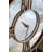 Traditional Roman Numeral Quartz Movement / Crystal Tabletop Clock in