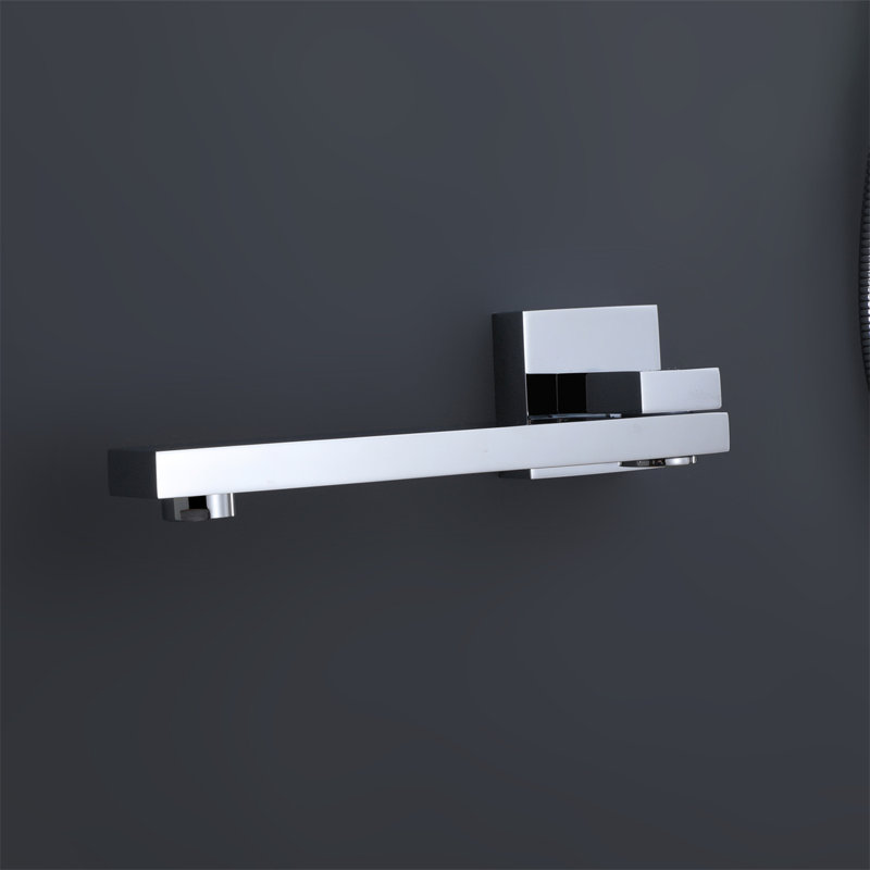 Système de douche fixe complet, Chrome