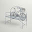 Banc de jardin en acier inoxydable Tyna