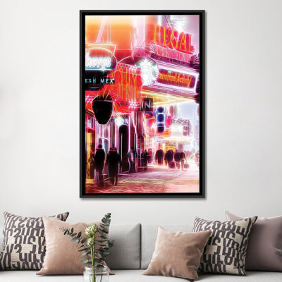 «Red Activite», reproduction d'impression sur toile