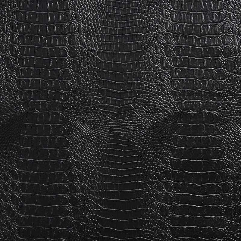 Tissu alligator, Noir