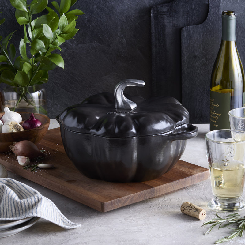 La Cocotte 3.5 L Cast Iron Pumpkin Cocotte