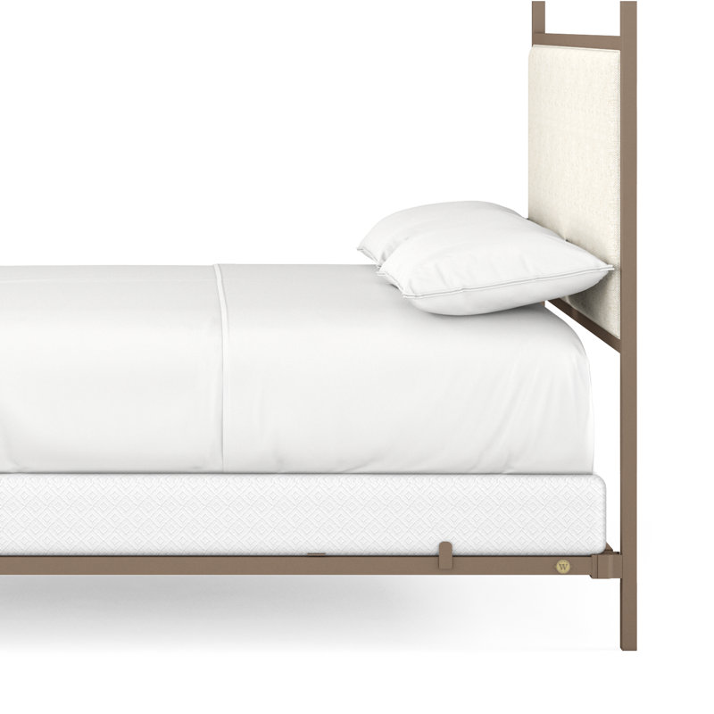340 Modern Classic Canopy Bed | Complete Canopy, Bronze, Queen