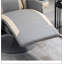 Fauteuil inclinable manuel en similicuir avec repose-pieds réglable et fonction inclinable à 135 °