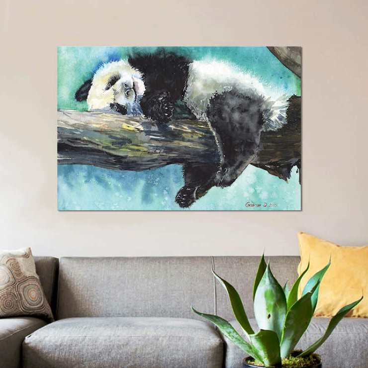 Relax Relax, impression sur toile, H 8 po x l 12 po x P 0,75 po, Toile tendue, Pas de tapis