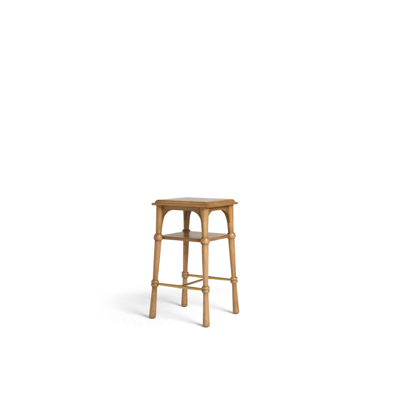 Peony Side Table, Chestnut