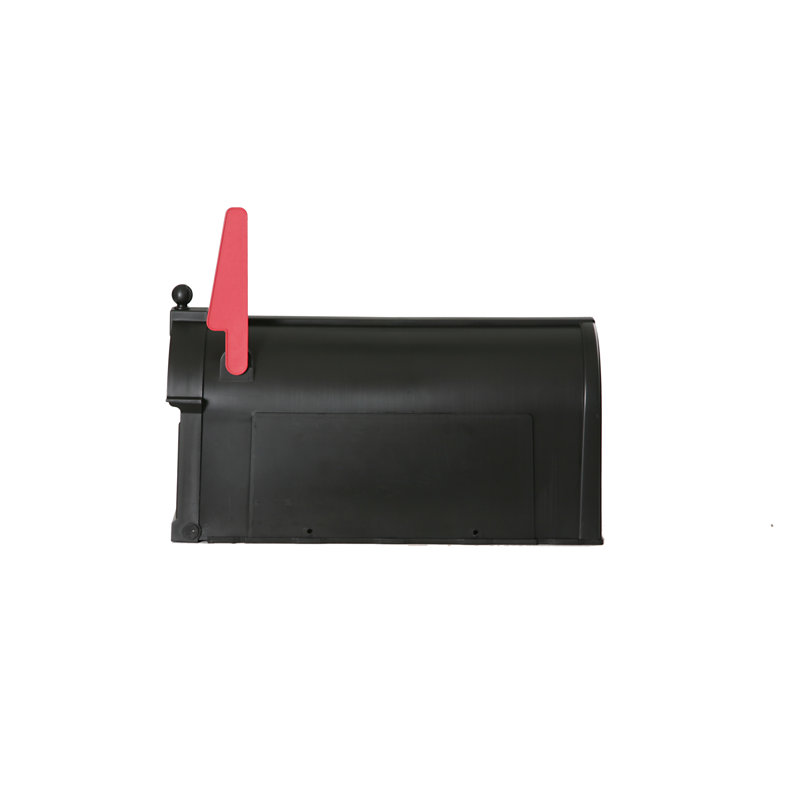 Ambrose Post Mounted Mailbox, Black