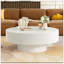 Table basse ronde minimaliste polyvalente pour divers espaces de vie