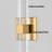 Dimmable LED Wall Sconce with Crystal Accent