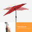 Kahoka 7.5' Outdoor Patio Market Umbrella with Push Button Tilt, All-Weather Table Umbrella for Deck Backyard Garden-343331754