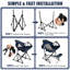 Chaise de camping pliante Niveditha-889145100