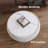 Marble Top Drum Shape Leather Coffee Table-2057278414