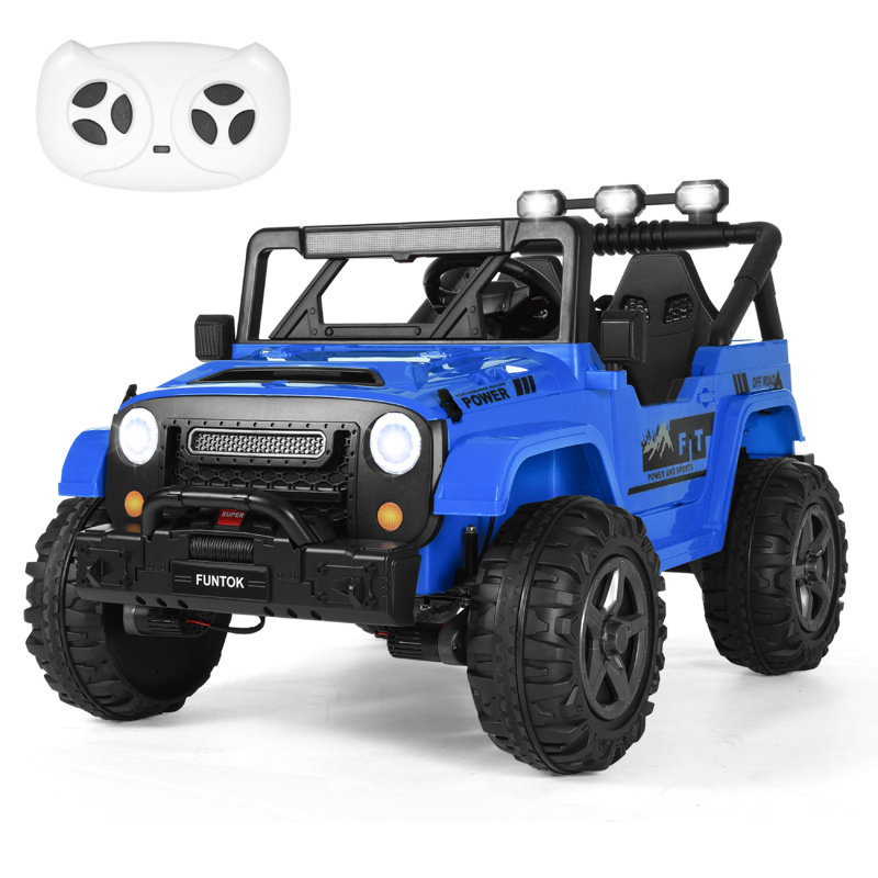 Blue 24V 2-Seater Kids Ride-On UTV with Remote Control