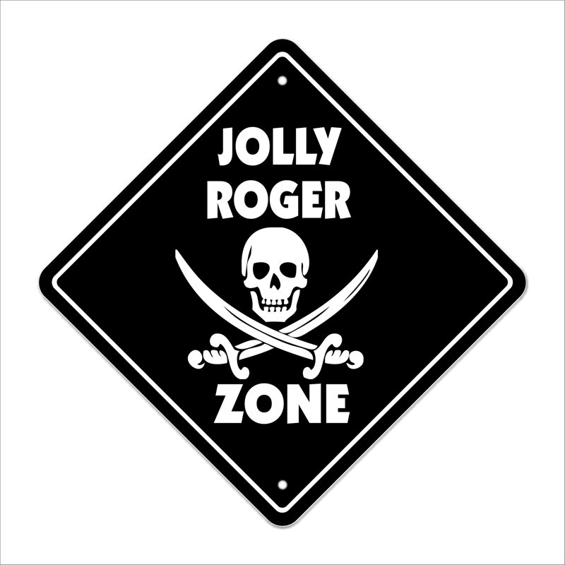 Drapeau pirate « Jolly Roger Crossing »