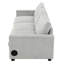 Canapé en chenille avec porte-gobelets, rangement pour accoudoirs cachés et rangement pour table modulaire, haut-parleur