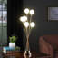Lampe de table sphérique en aluminium et or jaune 27,5 "à 6 lumières DEL Aluminun-226964784