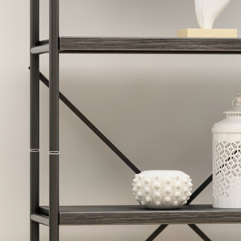 Metal Pipe Shelf With Fir Wood