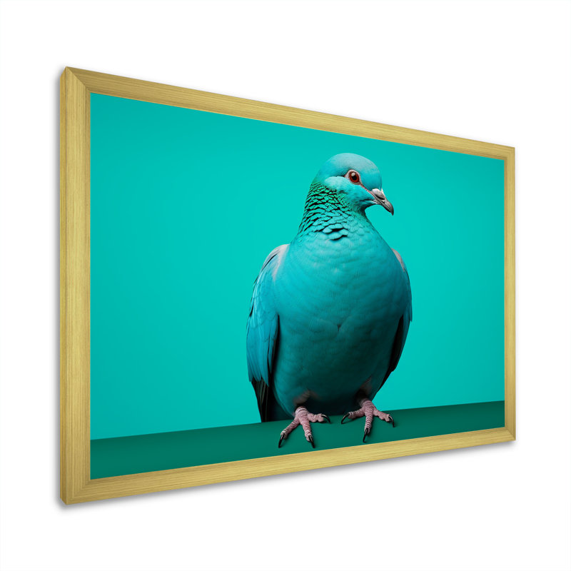 «Tranquil Dove Harmony III», reproduction sur toile, Cadre doré simple, H 24 po x l 32 po x P 1 po